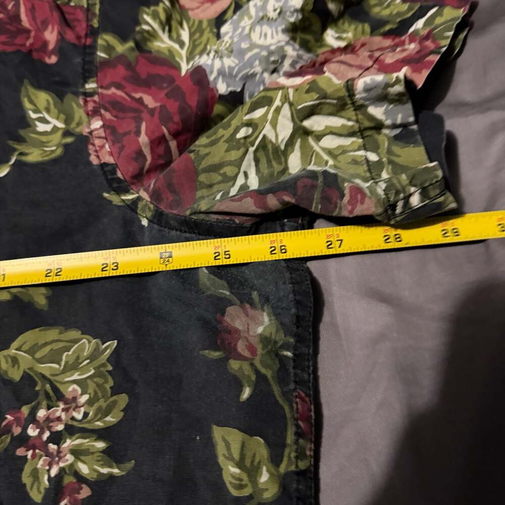 Denim & Supply Ralph Lauren Floral Short Sleeve Button Down Shirt XXL - Picture 8 of 9
